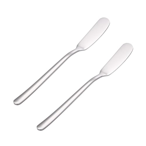 Ciieeo 2 Stück Butter und Marmeladenmesser Robuste Spatel für Kuchen Backen und Dekoration für Gastronomie und Catering Spülmaschinenfest und Langlebig