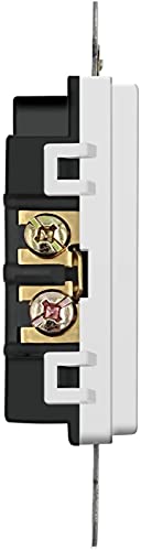 Outlet Socket, Decora Receptacle, 15A 125 Volt, Tamper Resistant, Grounding White Ul Listed Micmi (15 A White 50Pack) #TOP3