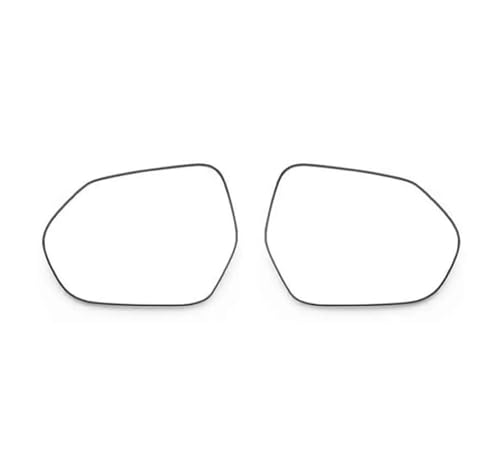 Verre de rétroviseur chauffant anti-givre pour Toyota Camry 2018-2023 la paire gauche droite