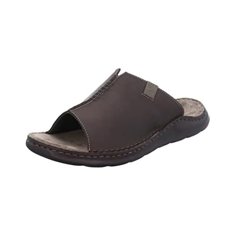 Josef Seibel Men Mules Maverick 03, Men´s Clogs,Width G (Regular),Summer Shoe,Casual Shoe,Slipper,Slides,Sandal,Brown (Mocca),46 EU / 11 UK Cover
