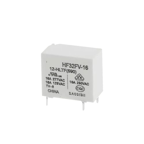 Relé electromecánico HF32FV-16-12-HLTF de 16A con contactos normalmente abiertos
