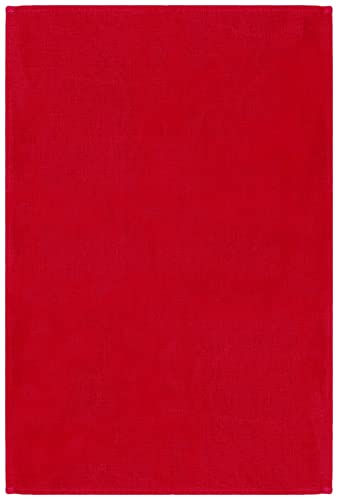 南海通商 Linnne(リンネ) ピュアリネン キッチンタオル 約46×64cm レッド 0118-073