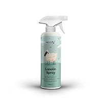 eco:fy Lanolin-Spray, flüssiges Wollfett als Spray zum Nachfetten von Wollkleidung, Wollhosen und Wollschuhen, pestizidfrei und von Bio-Schafen, schnelle Wollpflege (500 ml)