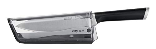 Tefal K25690 Ever Sharp Chef-Messer + Messerschärfer, 16,5 cm Kochmesser, exklusive...