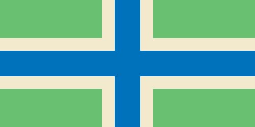 Drapeau Gloucestershire de haute finition au format paysage 1.5m²