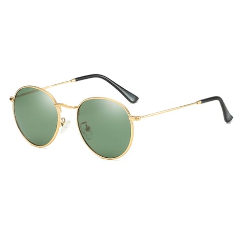 Lunettes de soleil rondes polarisées style rétro avec protection UV400 unisexes