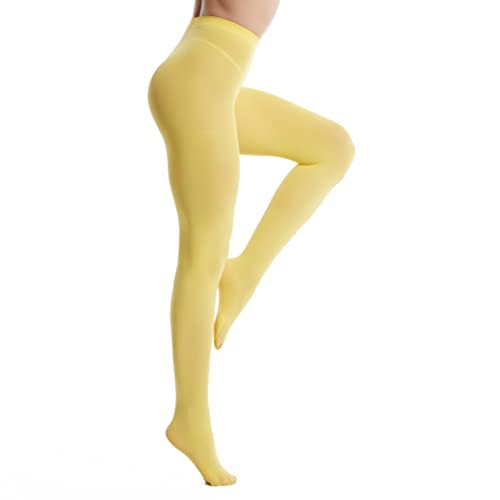 Image of Frola Semi Opaque Tights for Women 40 Denier Matte Solid Color Pantyhose Soft Stockings Nylons Under Dress