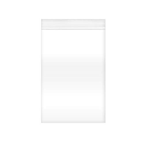 Reclosable Clear Plastic Zip Bags - by DiRose | Resealable, Strong, Thick, Sturdy