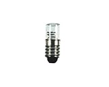 glimmlampe e10 220v Länge 25 mm S+H Glimmlampe in Röhrenform 10x25 mm Sockel E10 230 Volt <0,8mA für Treppenhaus