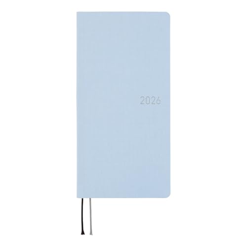 Hobonichi Techo 2026 Spring Weeks Colors: Sky Mist (Japanese Tall & Slim April Start)
