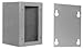 Milbank 886-SC1 NEMA 1 Polyester Powder Coated Steel Screw Cover Junction Box 8 Inch x 8 Inch x 6 Inch ANSI 61 Gray, Color