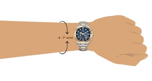 CITIZEN Analog Blue Dial Men's Watch-AN8206-53L Stainless Steel, Multicolor Strap - Image 5