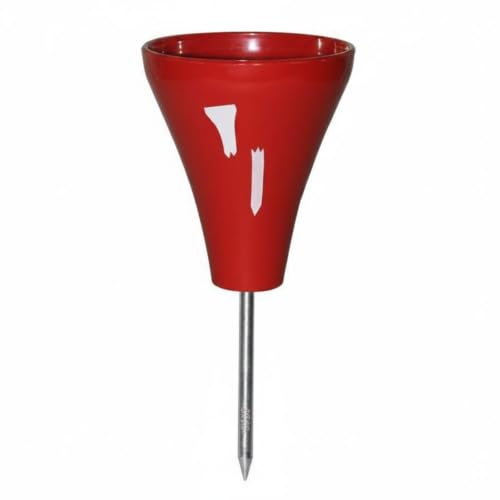 MotiveTech Golf-Teemarker Präzise Ausrichtung Kegelmarker Golfmarker, Rot
