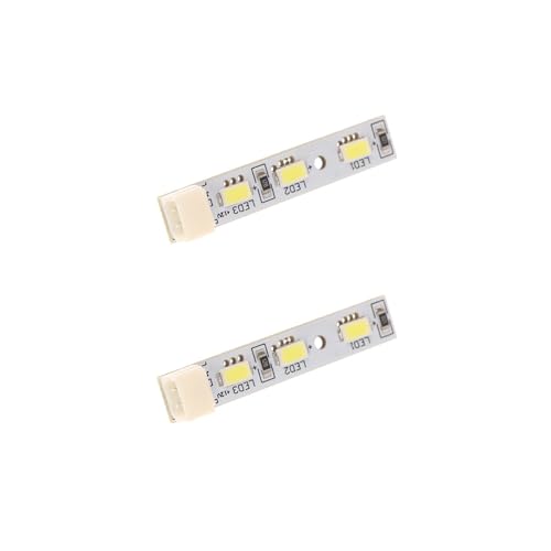Gissroys Lámpara LED de repuesto para refrigerador de bajo consumo, accesorios para refrigerador, cajones, congelador, frigorífico, luz blanca clara, luz de repuesto