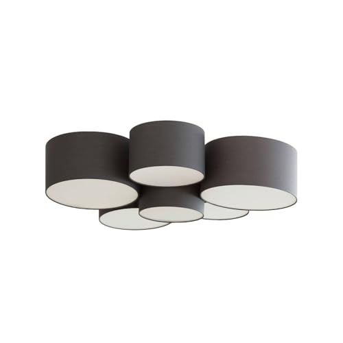 Lindby Plafoniera In Tessuto Multicolore - Lampada Da Soffitto Dimmerabile Per Soggiorno, Sala Da Pranzo E Camera Da Letto
