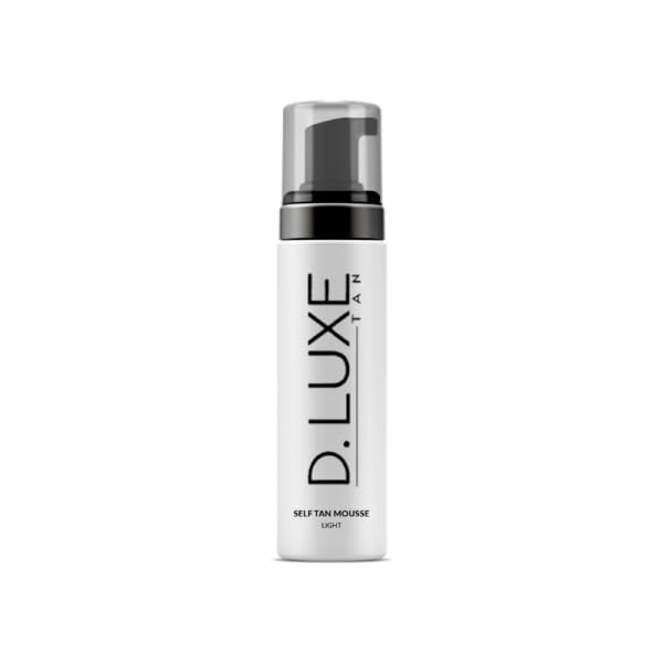 D.Luxe Tan Selftan Mousse (Light + Tanning Mitt + Tan Remover)