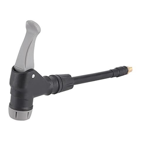 Mxzzand Easy Snap‑on Connector Inflator Hose Adapter, Compact Size Tire Pump Adapter for French Inflatable Valve Cover