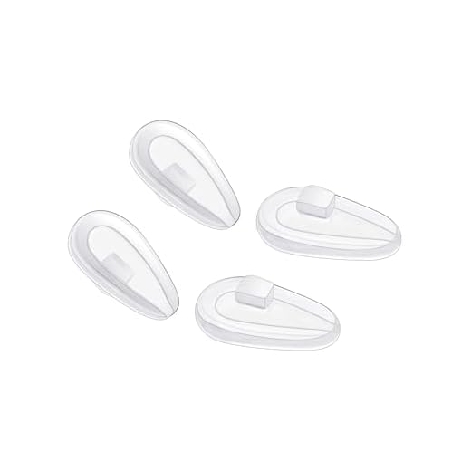 Mryok 2 pares de protetores de nariz de reposição para óculos de sol Oakley Contrail OO4147