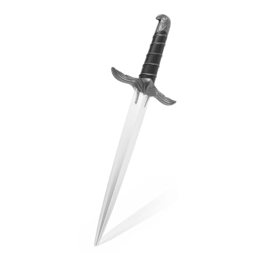16 Medieval PU Foam Dagger Prop Renaissance Knight Short Sword Safe Costume Accessory for LARP Cosplay Halloween Theater (02 1 Pack)