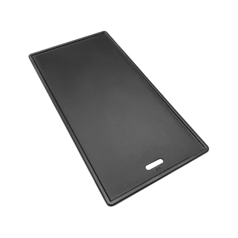 Monument Grills 16.34" x 9.45" A005 Reversible Cast Iron Cooking Plate for Monument 14633, 25392, Mesa400, Mesa200S, Mesa220, Mesa200R, Mesa200B, Mesa200G, Mesa425, Mesa415BZ Cover