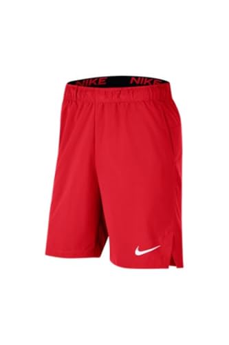 Nike Mens Shorts Dri-Fit Flex Woven Shorts 7inch (US, Alpha, Large, Regular, Regular, Bright Red)