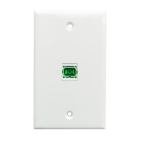 Placa de pared SC/APC Simplex que evita cortes de internet protegiendo la fibra ONT 2