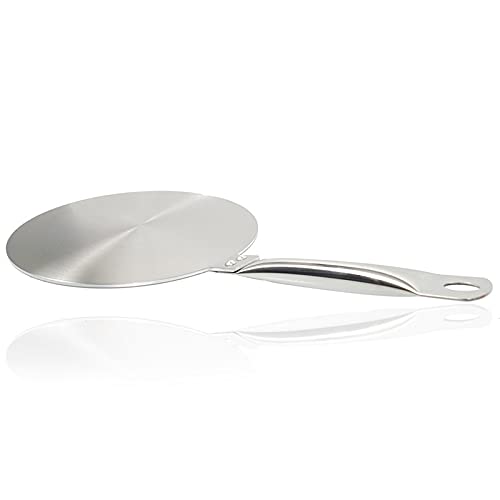 Adattatore a induzione, piastra adattatore a induzione, 20 cm, 22 cm/24 cm, piastra adattatore a induzione per piani cottura a induzione, diffusore di calore per l'uso di caffettiere, 20 cm