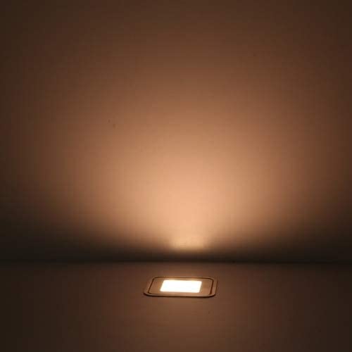 WorldCare® Warm White : Qaca Low Voltage 0.6W Led In-Ground Light Outdoor Waterproof Ip67 Garden Lscape Lighting B102