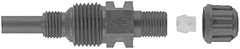 Injection Valve: UCAK300, Injection Valve, 1/4 in Connecting Nut/Ferrule, Polypropylene, NPT, UCAK300, 21YA17