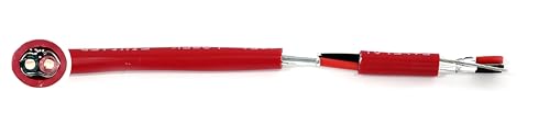 KWANGIL Cable de alarma contra incendios 100% cobre sólido blindado 100% cobre (UL) de 18 AWG 2/C (FPL) - Sol BC, entradas de PVC, AL-Mylar + drenaje, PVC JKT, CM para monitor/circuitos de detección