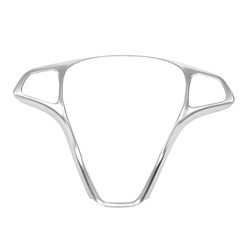 DEYOU Tapa de la Cubierta del botón de la Cubierta del Volante Compatible con Mercedes-Benz Vito W447 Silver Chrome ABS 2014-2017 Accesorio Interior de automóviles Cover