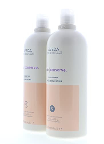 Aveda Color Conserve Shampoo And Conditioner 33.8Oz Helps Protect Hair Color And Prevents Fading #TOP1