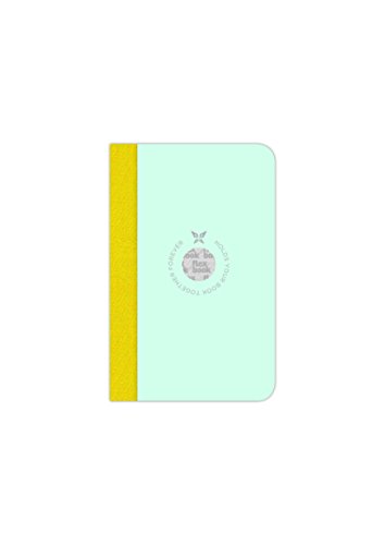 Image of FlexBook Smartbooks Notebook 160 Pages Ruled 9 x 14 cm Couverture Vert Clair /Dos Jaune