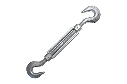 Garrucha galvanizada en caliente tipo gancho de 3/4" x 6" Indusco miniatura 1