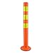 Driveway Security Post Barrier Plastic Traffic Post with Reflective Collars Traffic Delineator Pu Traffic Post Safety Cones Portable Spposts with Base Barrier Cones/76Cm (73Cm) ()
