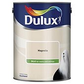 Dulux Silk Emulsion Paint, Magnolia, 5L