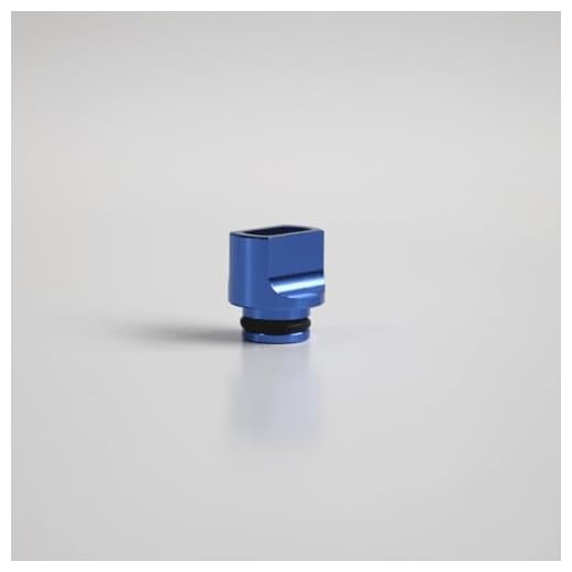 WratryParts 510 Short Colorful Mouthpieces Drip Tip For 510 Thread Subohm RTA RDA Tank (Blue)