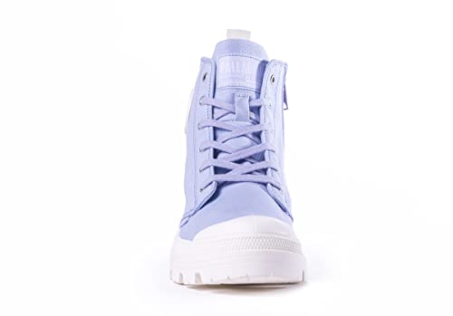 Image of Palladium Women's Pallabase Twill Boot, Xenon Blue, 10 M