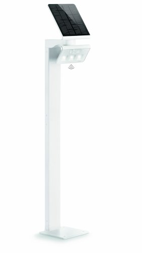 Preisvergleich Produktbild Steinel LED Solarleuchte XSolar GL-S weiß, höhenverstellbar, 150 lm, 140° Bewegungsmelder, 5 m Reichweite, Grundlicht