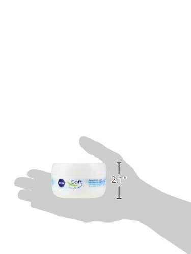 NIVEA Soft Moisturizing Crème - All-in-One Cream for Body, Face and Hands - 6.8 oz. Jar (Pack of 3)