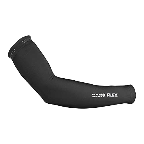 Amazon CASTELLI 4519529-010 NANO FLEX 3G ARMWARMER Muscle warmer Men's BLACK Size L #ad
