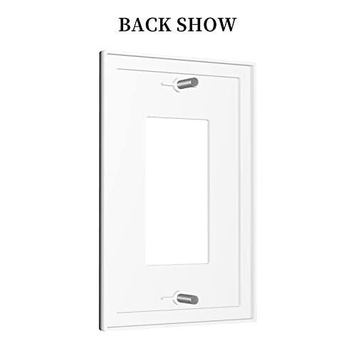 Rustic Wooden Western Texas Star 1 Gang Decorator Light Switch Plate Decorative Single Gfci/Rocker Wall Plate Cover Rustic Barn Wooden Board Vintage Old Farmhouse Country Faceplate Cabin Office Decor #TOP3