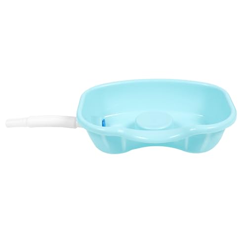 Bac à shampoing en plastique ergonomique avec bord incurvé portable