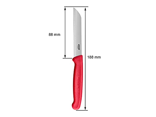 Image of KOHE 5 in 1 Multi - Purpose Stainless Steel Detachable Kitchen Scissors with 1 Standard Non Serrated Classic Kitchen Knife | Kitchen Knife Set