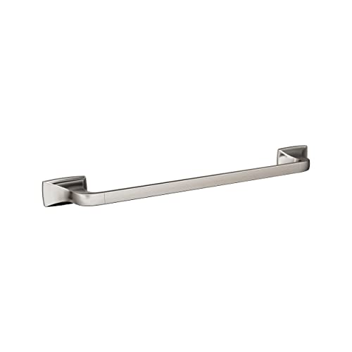 Amerock BH36013G10 | Brushed Nickel Towel Bar | 18 inch (457 mm) Center-to-Center Towel Rack | Highland Ridge | Bathroom Towel Holder | Bathroom Hardware | Bath Accessories