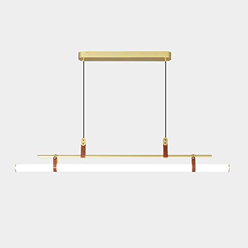 Lustre en un mot nordique minimaliste LED au design linéaire épuré