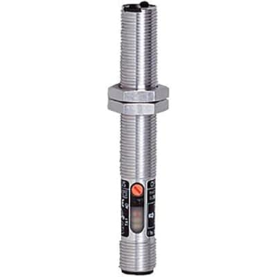 OF5022, Photoelectric Sensor, Thru-Beam Receiver, M12 Barrel, R: 4m, 4wire DC PNP, LO/DO, QD M12 Conn