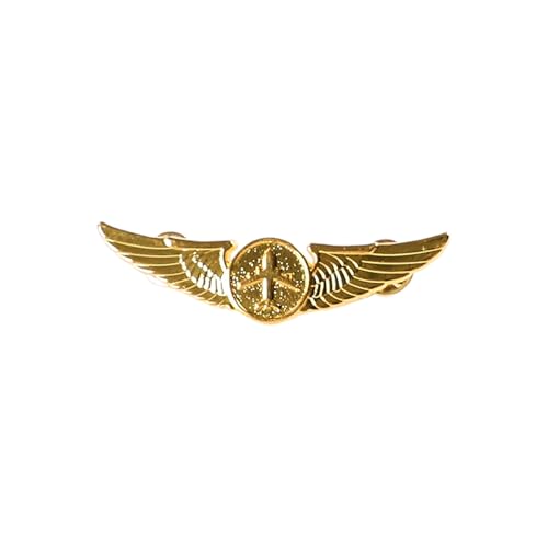 MALSSE   Pin's de metal con forma de ala de aviador para piloto   Insignia de capitán   Insignia de ala de aviación   Pin de solapa para piloto de vuelo, Metal