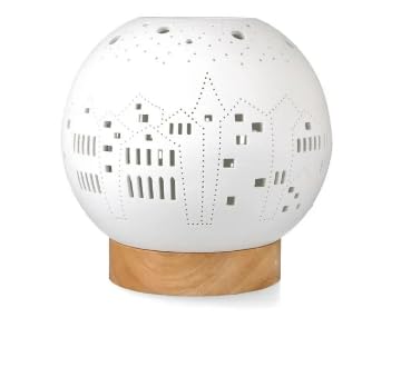 Nasoterapia Diffusore elettrico "Fiocco di Neve" per oli essenziali in ceramica