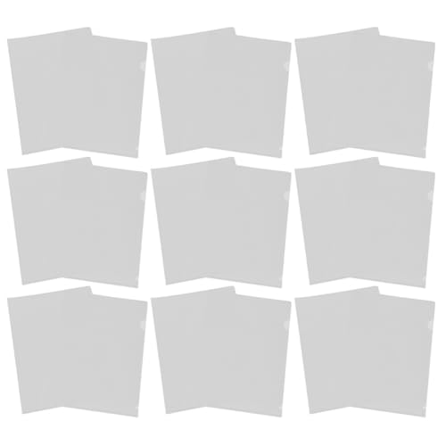 Pochette plastique transparente A4 pour organiser les cours et les dossiers de bureau